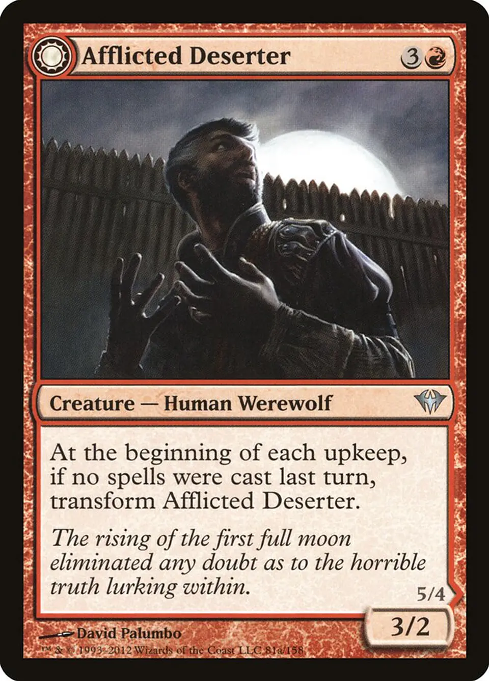 Afflicted Deserter // Werewolf Ransacker 1