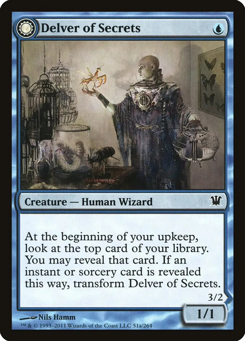 Delver of Secrets // Insectile Aberration 1