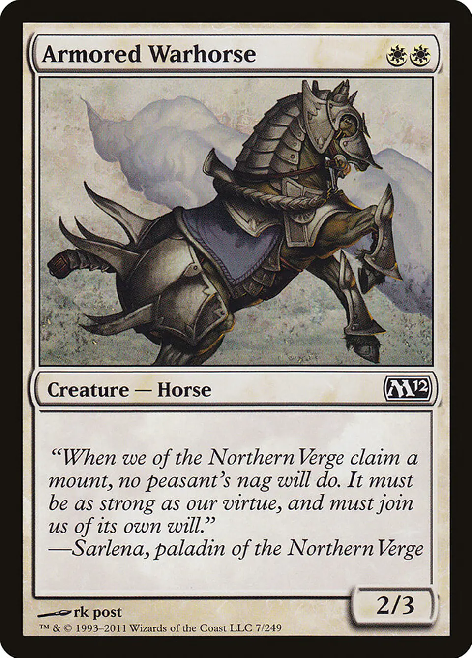 Armored Warhorse 1