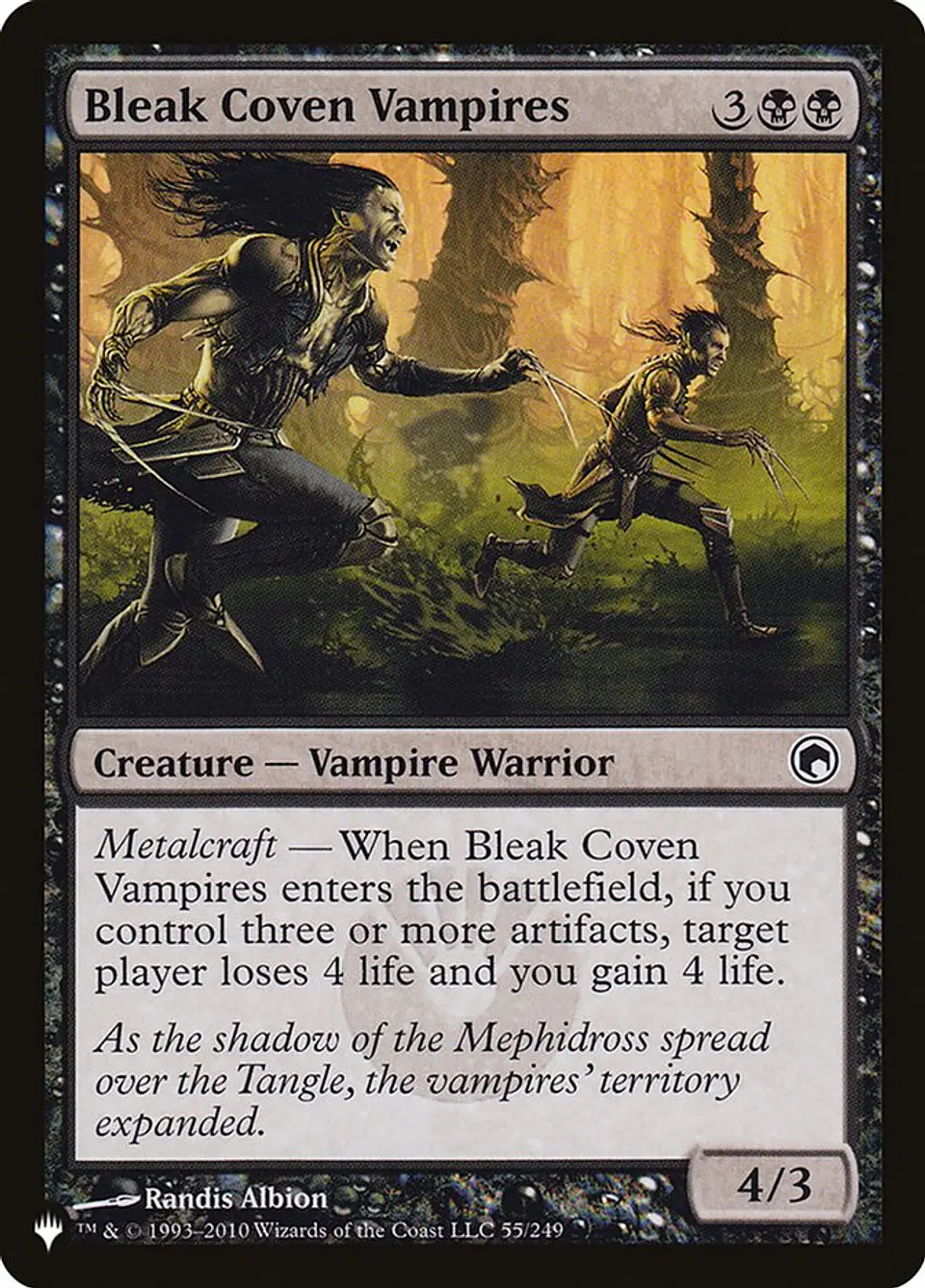 Bleak Coven Vampires (The List) 1