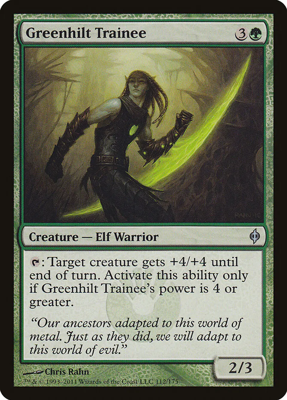 Greenhilt Trainee 1