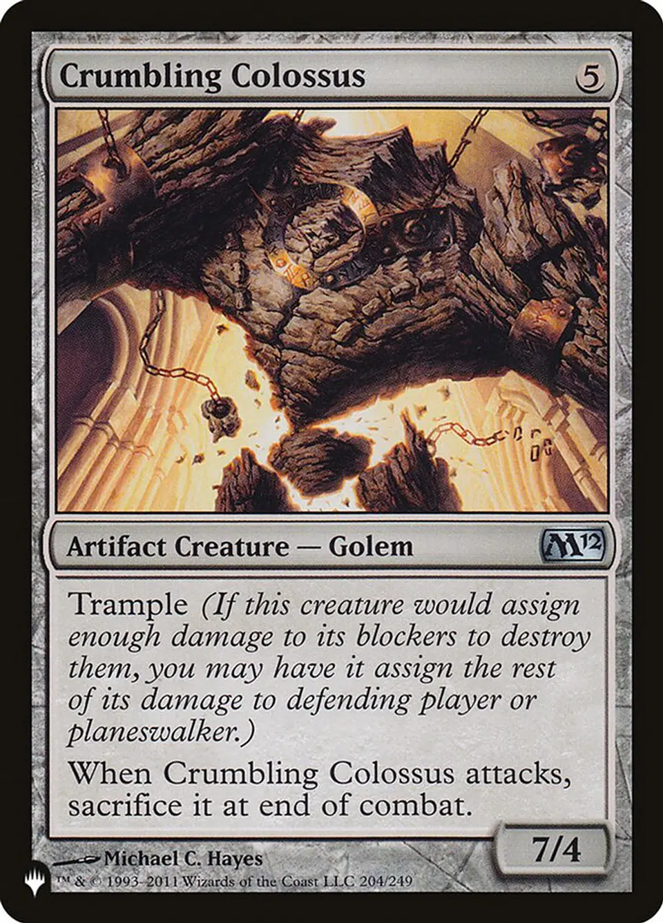 Crumbling Colossus (The List) 1