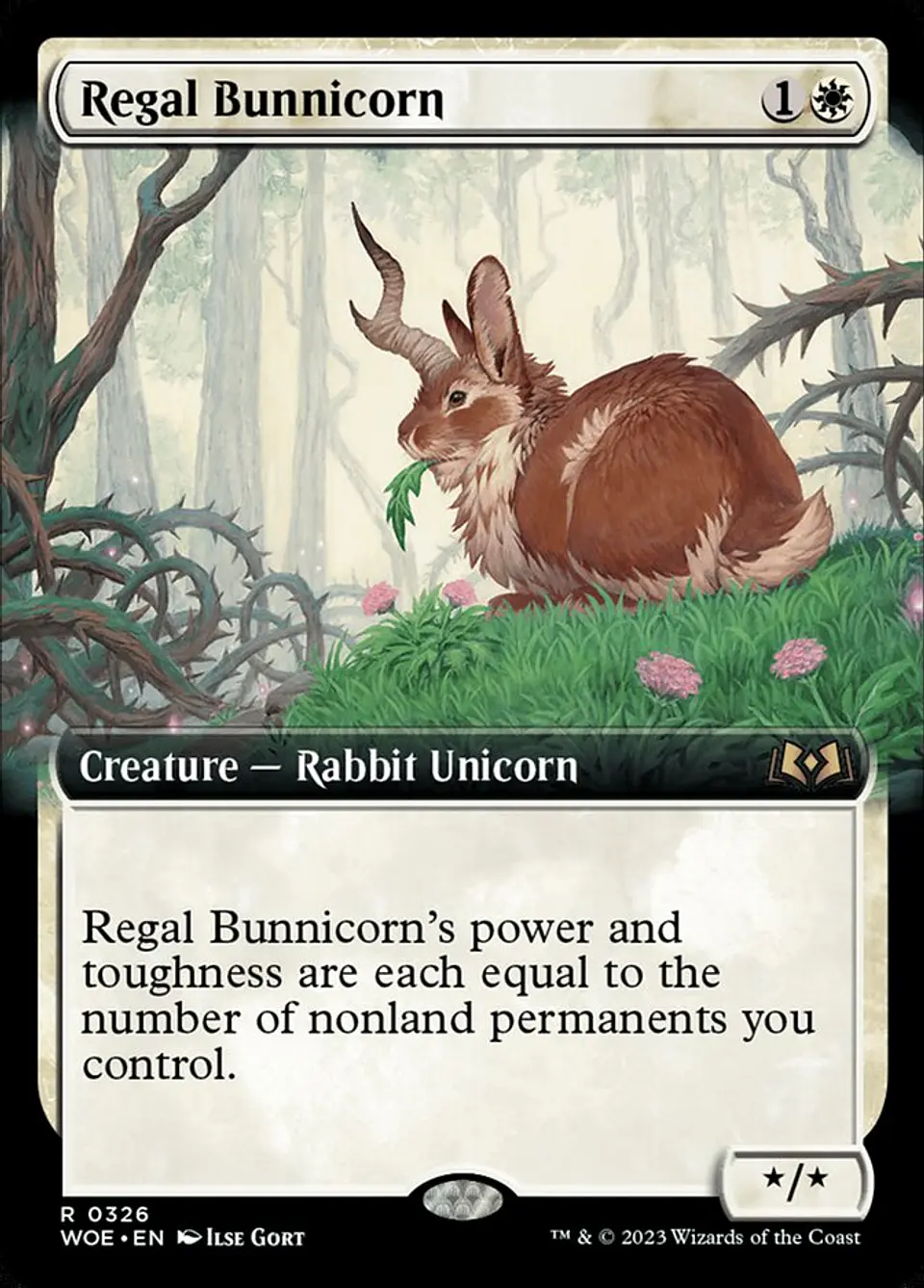 Regal Bunnicorn (Extended Art) 1