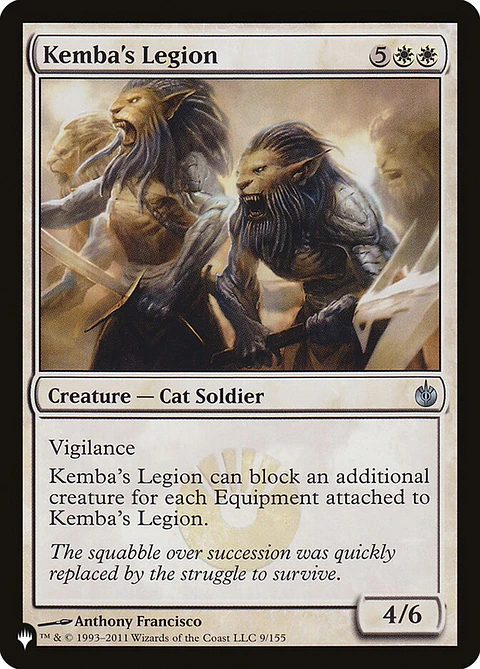 Kemba's Legion (The List)