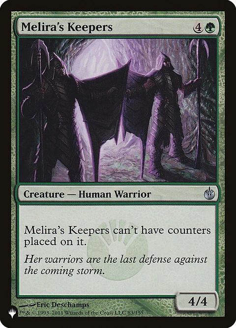Melira's Keepers (The List)