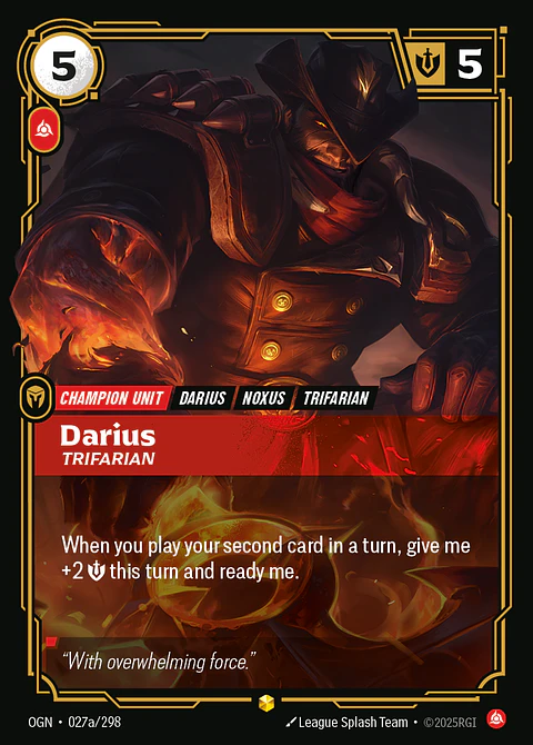 Darius - Trifarian (Alternate Art)