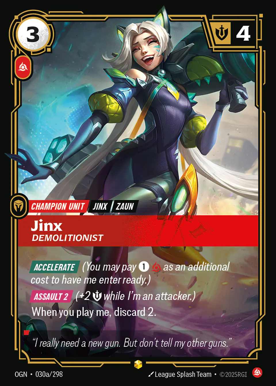 Jinx - Demolitionist (Alternate Art) 1