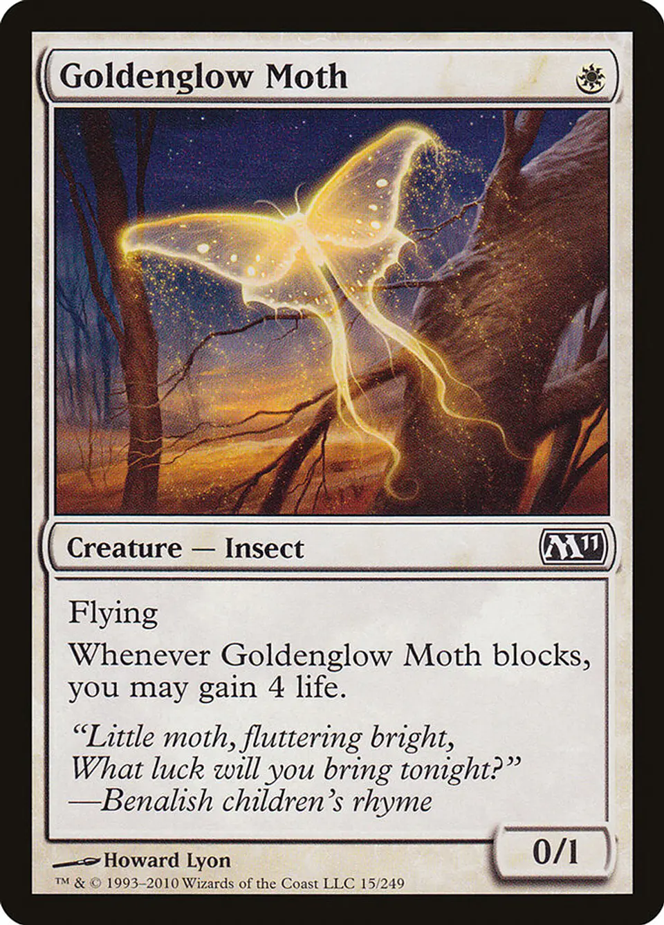 Goldenglow Moth 1