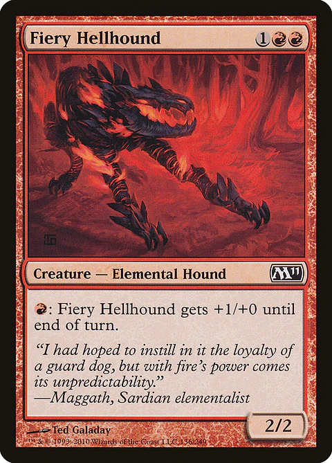 Magic Fiery Hellhound