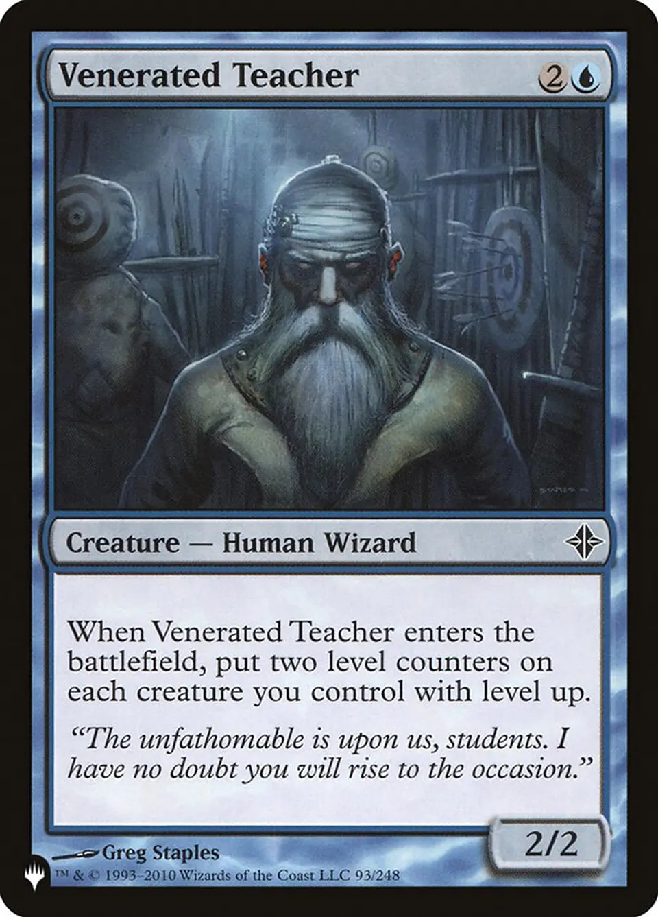 Venerated Teacher (The List) 1