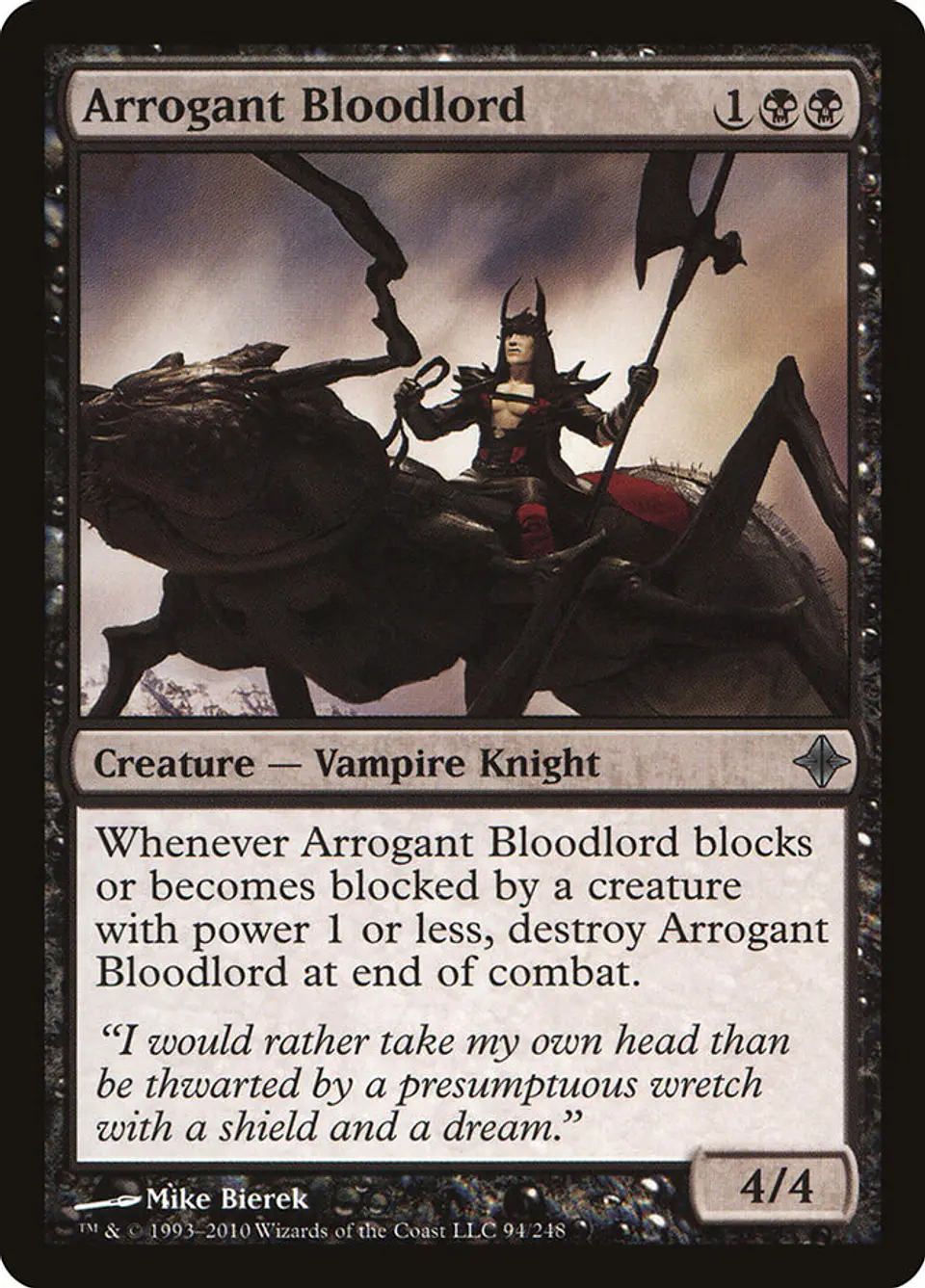 Arrogant Bloodlord 1