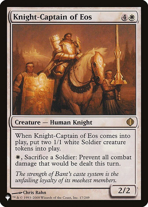 Knight-Captain of Eos (The List)