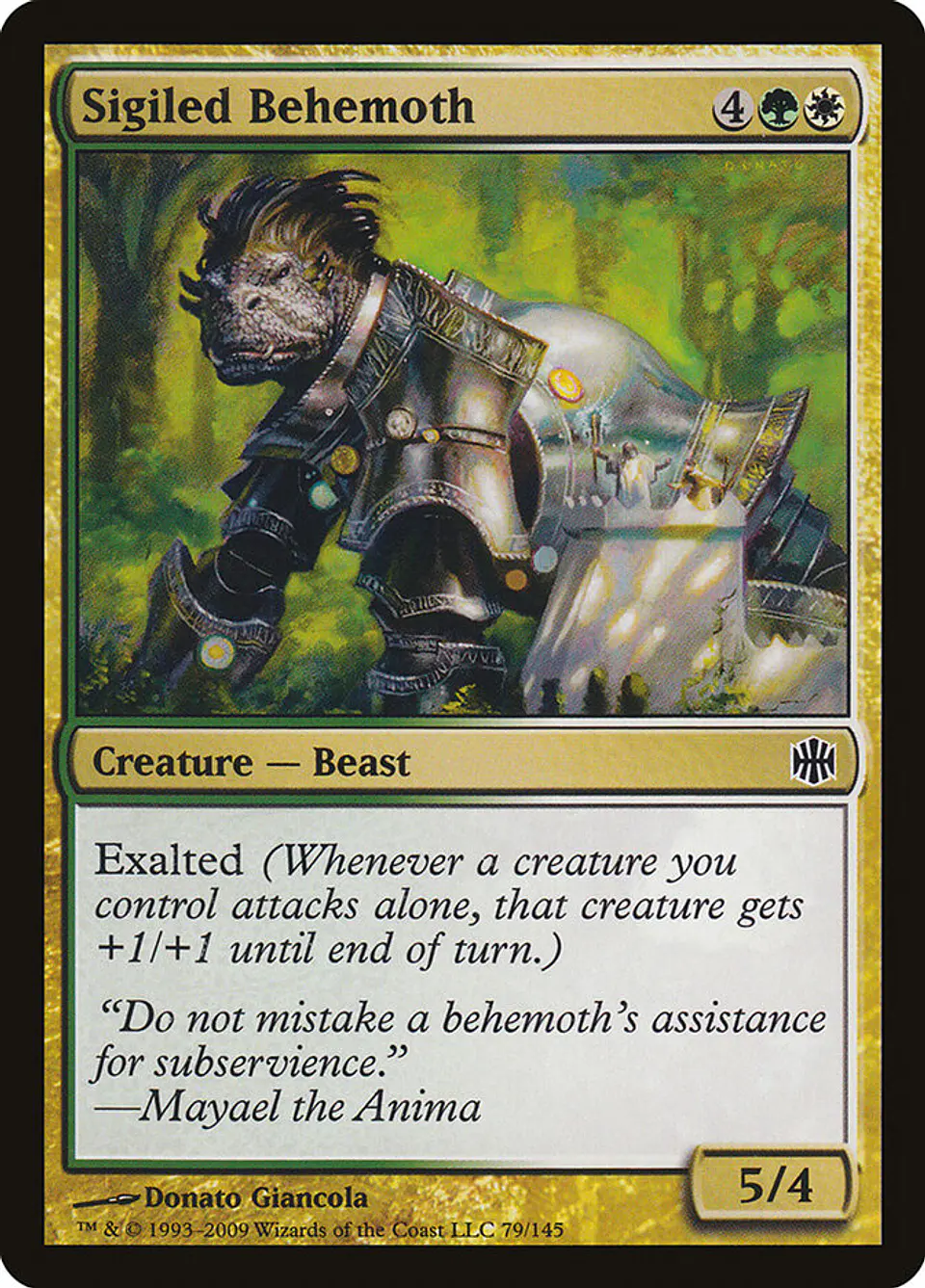 Sigiled Behemoth 1