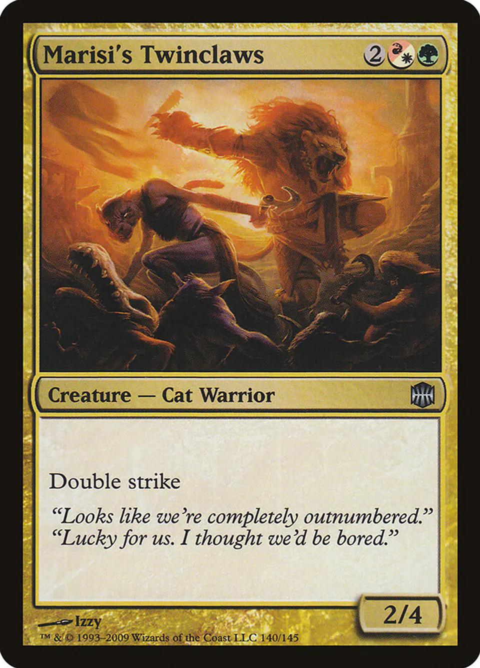 Marisi's Twinclaws 1