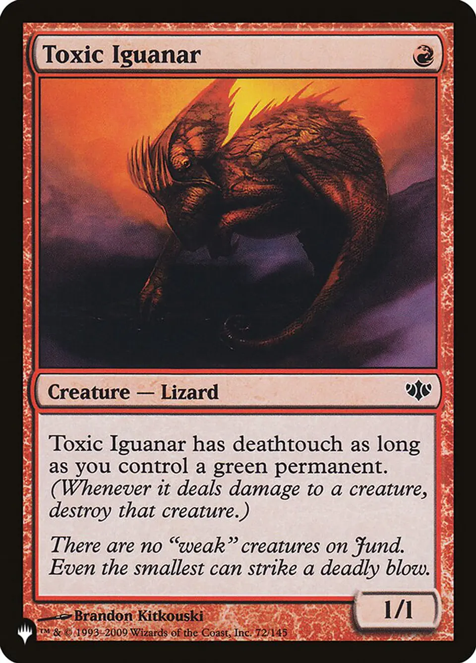 Toxic Iguanar (The List) 1