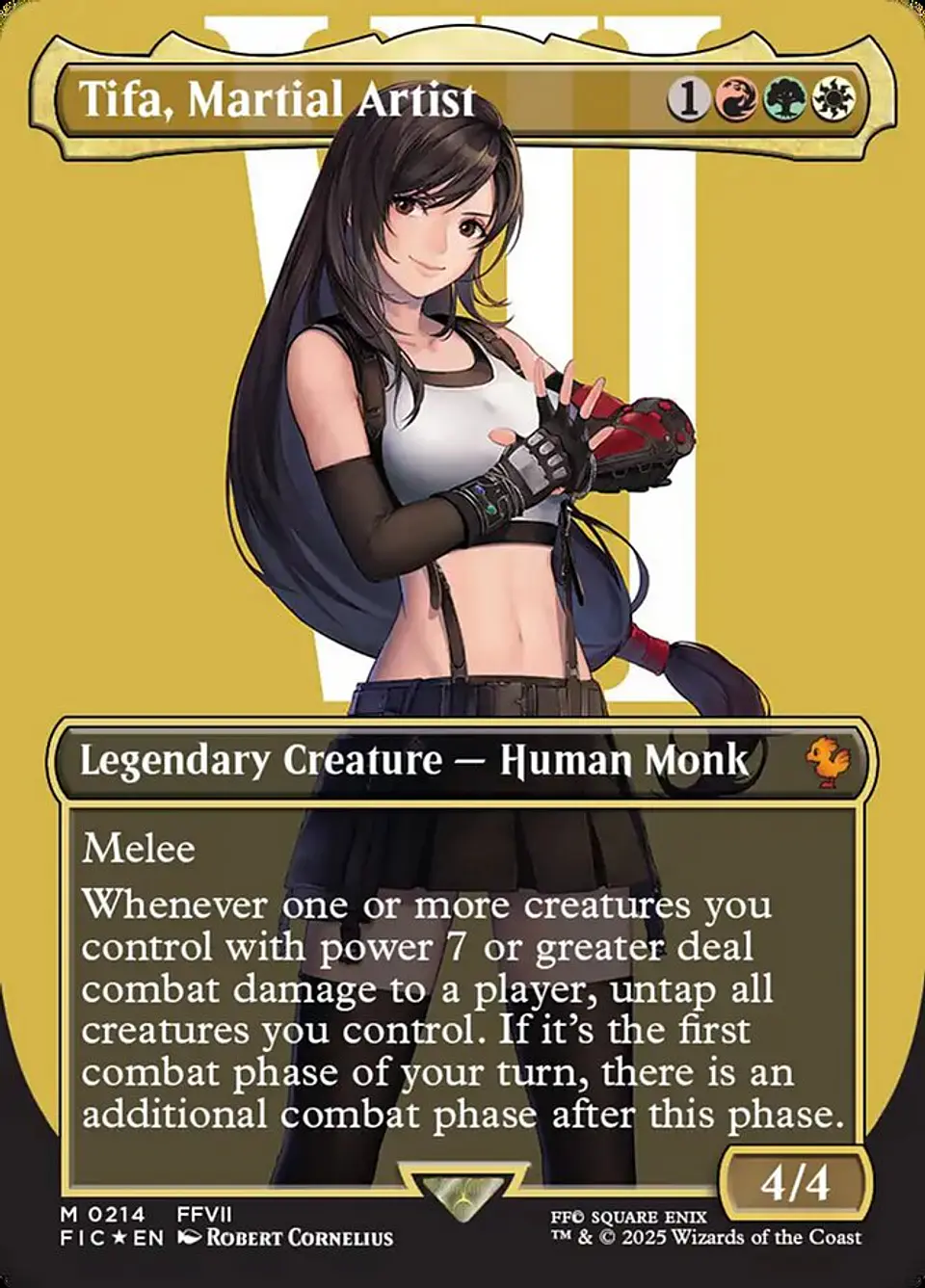 Tifa, Martial Artist (Borderless) 1