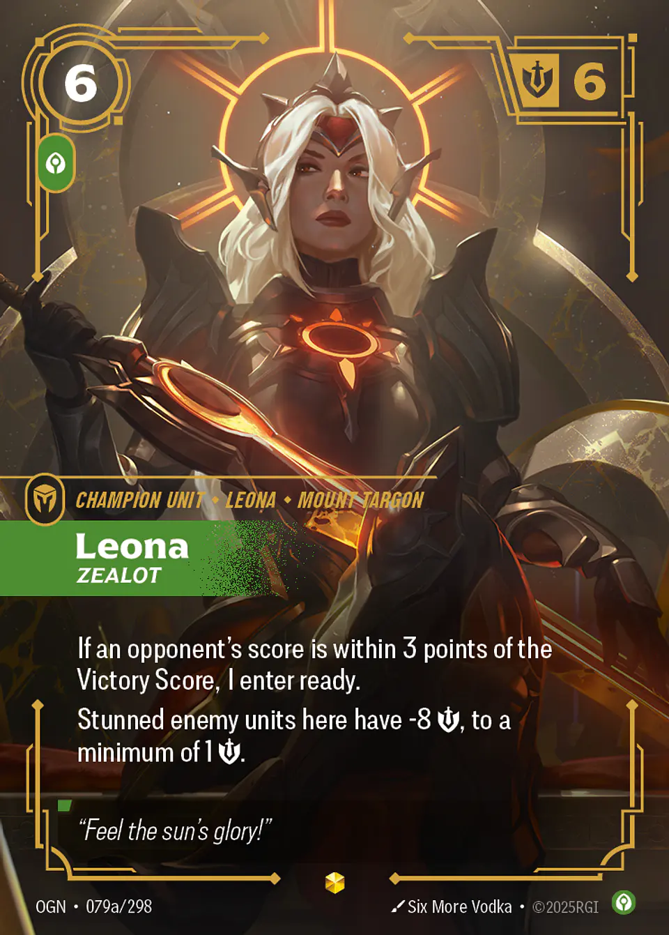 Leona - Zealot (Alternate Art) 1