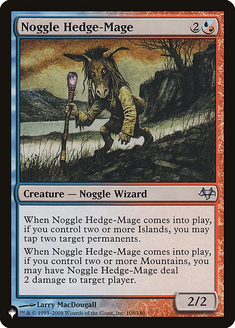 Noggle Hedge-Mage (The List)