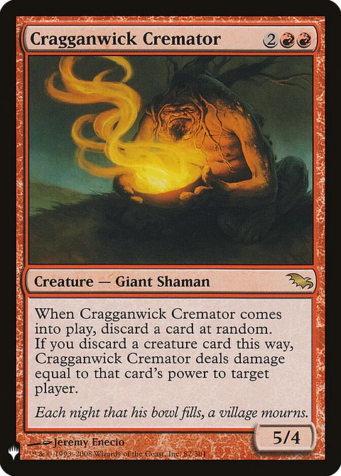 Cragganwick Cremator (The List)