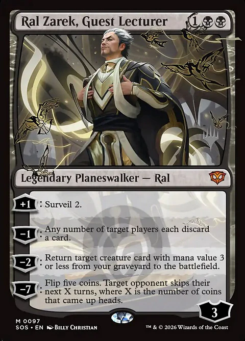 Ral Zarek, Guest Lecturer (Promo Pack)