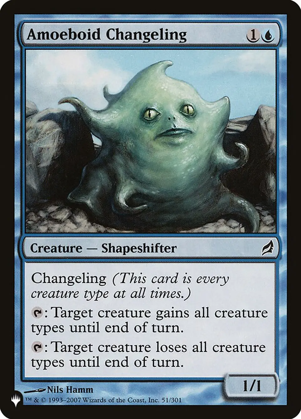 Amoeboid Changeling (The List) 1