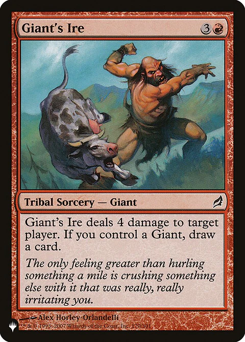 Giant's Ire (The List)