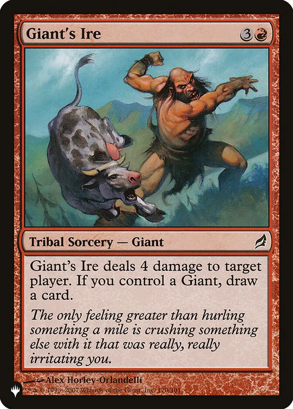 Giant's Ire (The List) 1