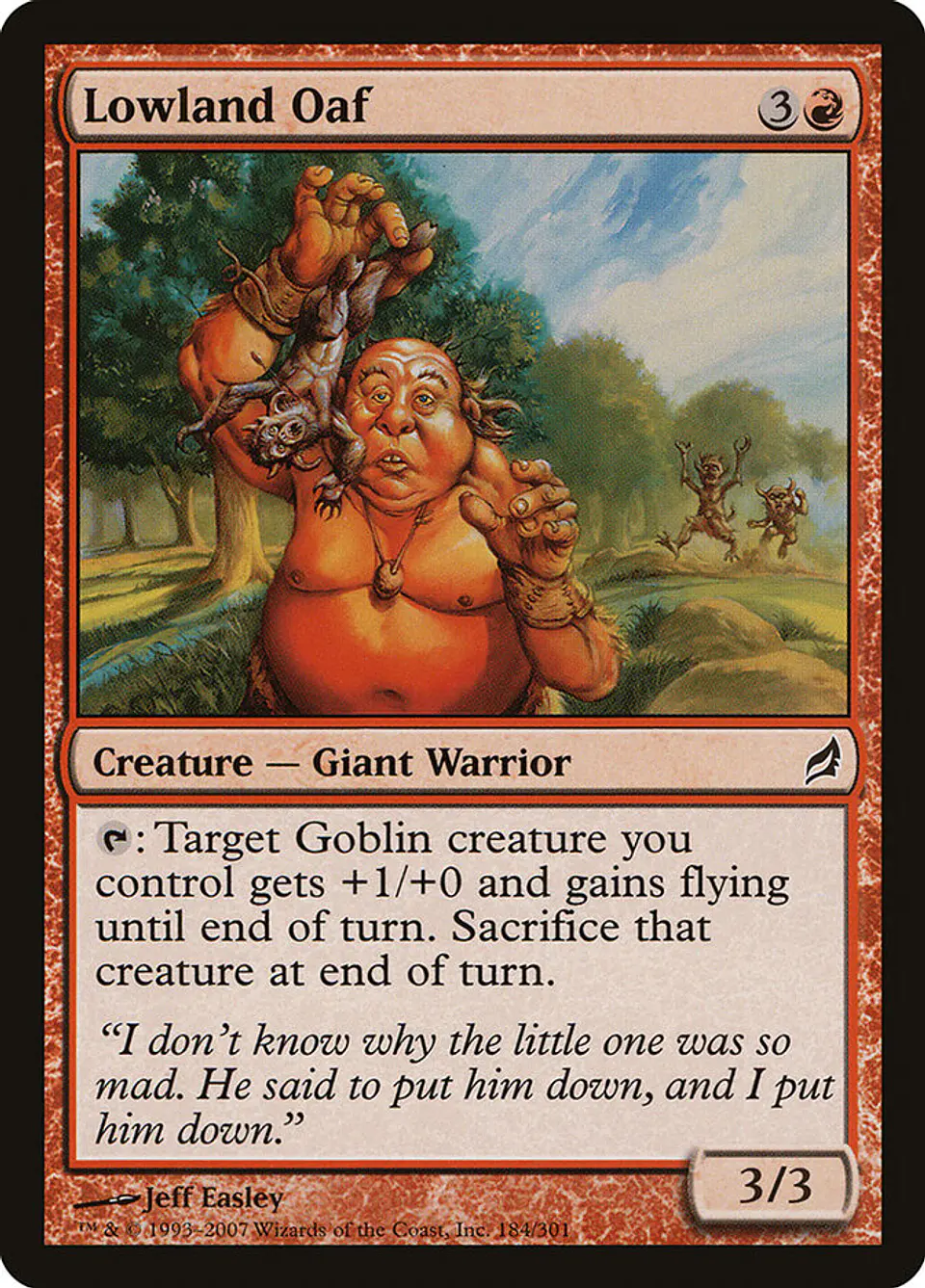 Lowland Oaf 1