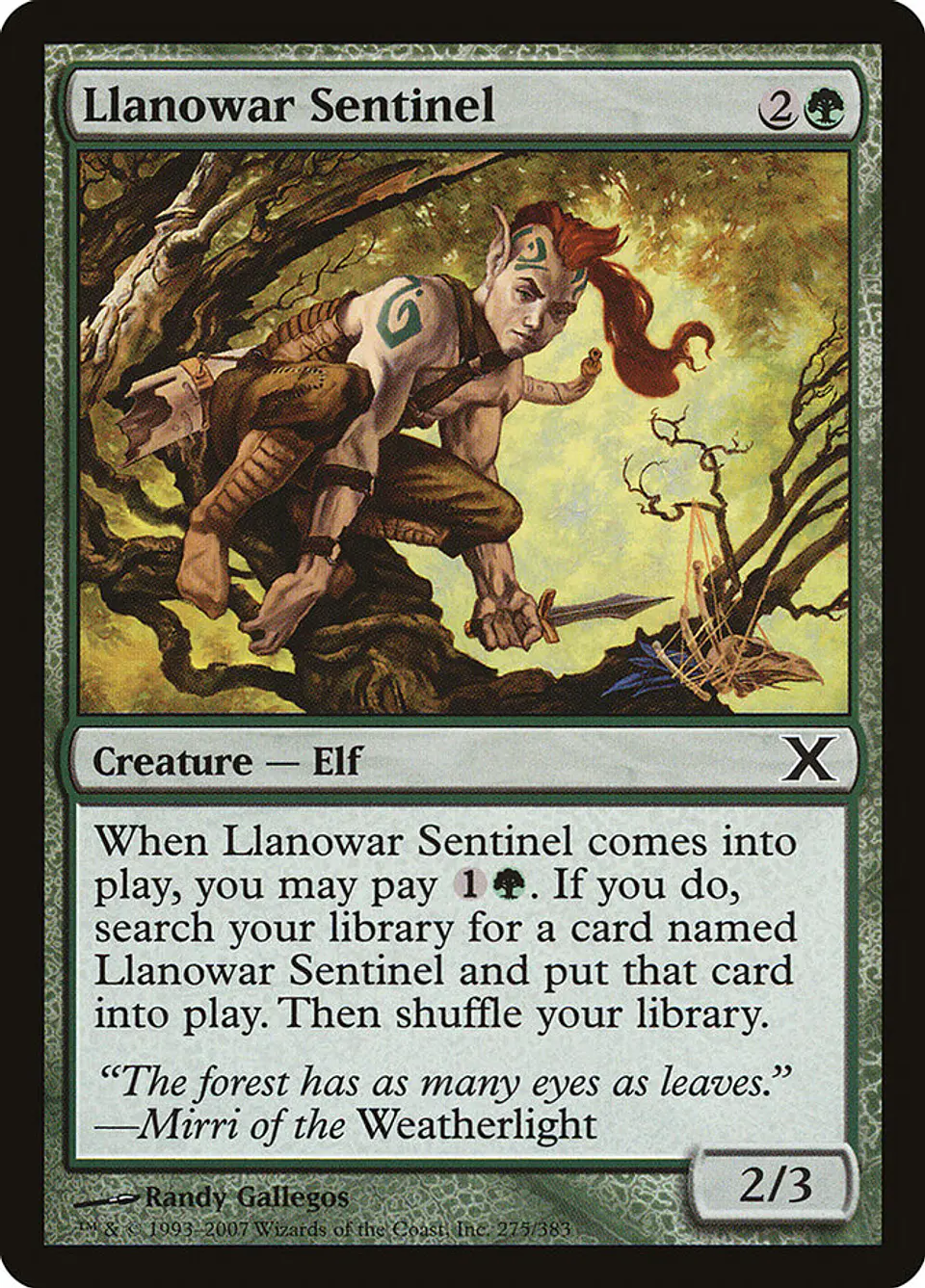 Llanowar Sentinel 1