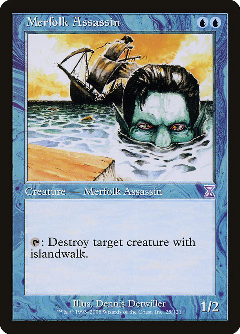 Merfolk Assassin (Retro Frame) 1