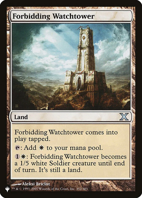 Forbidding Watchtower (The List)