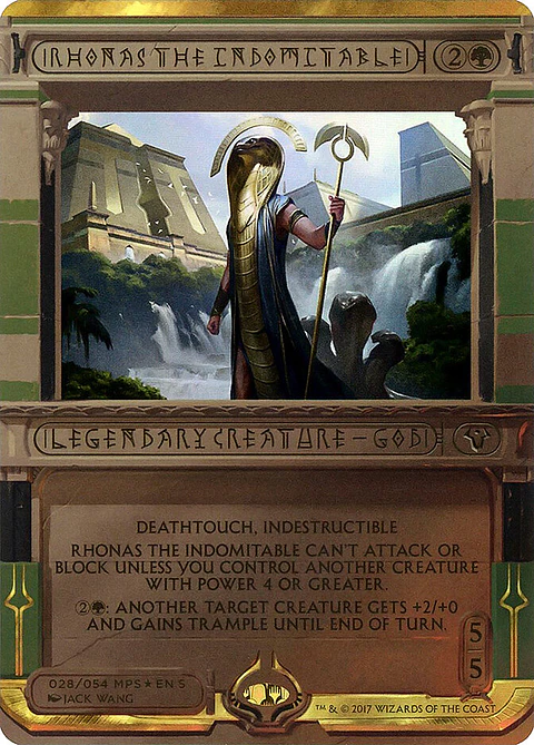 Rhonas the Indomitable (Borderless)