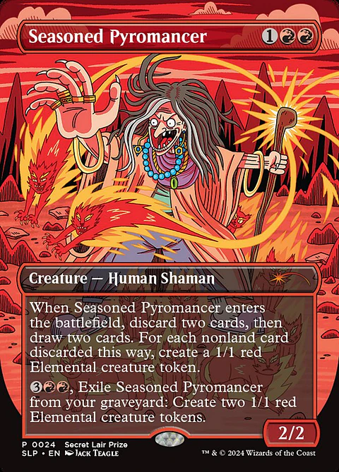 Seasoned Pyromancer (Borderless)