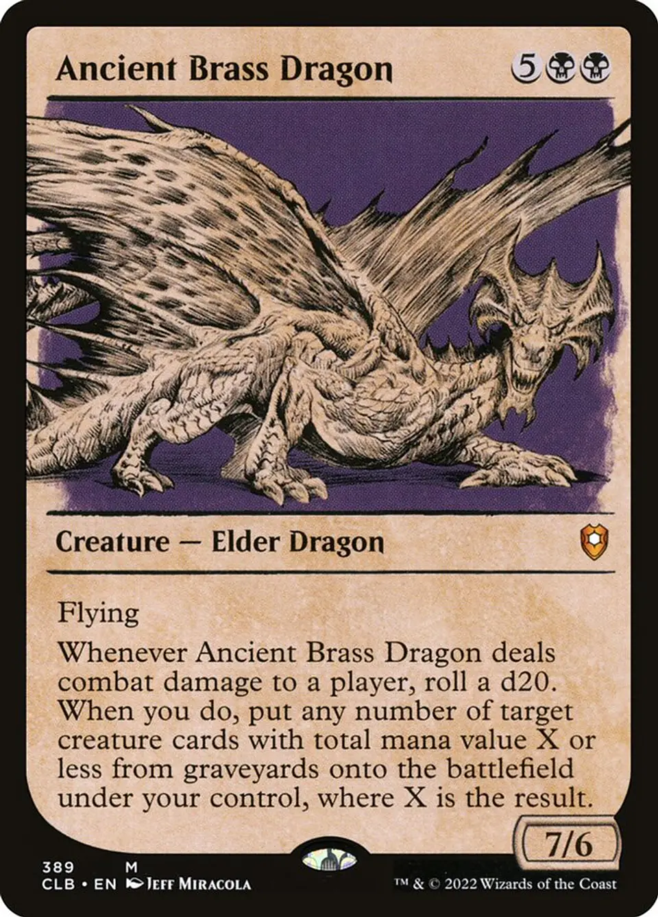 Ancient Brass Dragon (Showcase) 1