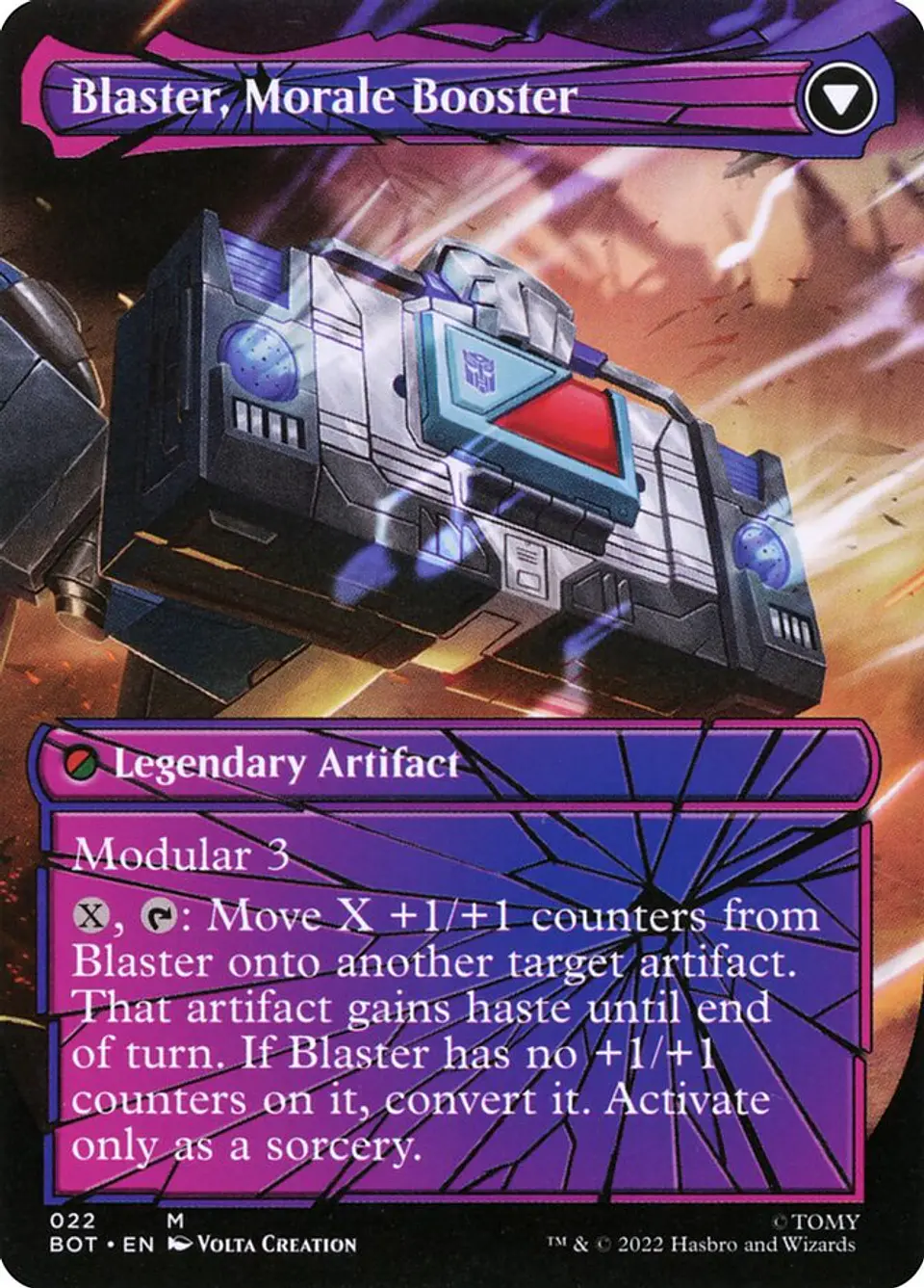Blaster, Combat DJ // Blaster, Morale Booster (Borderless) 2