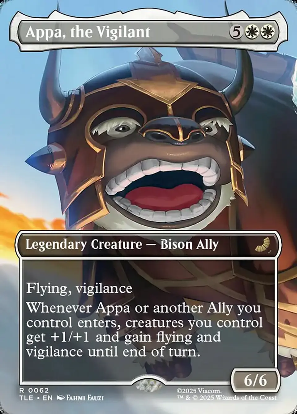 Appa, the Vigilant (Borderless) 1