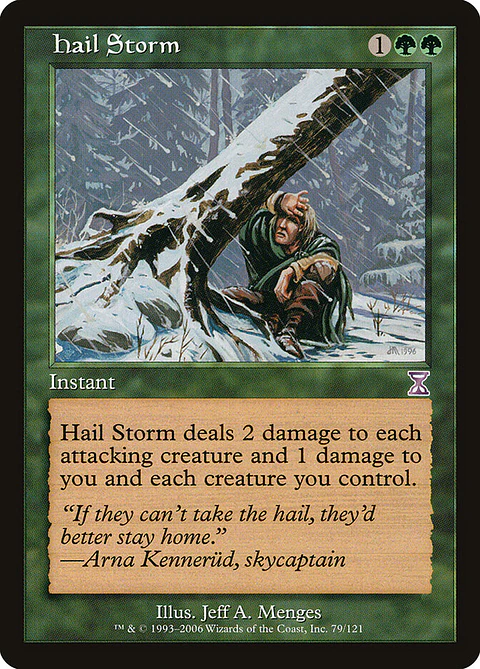 Hail Storm (Retro Frame)
