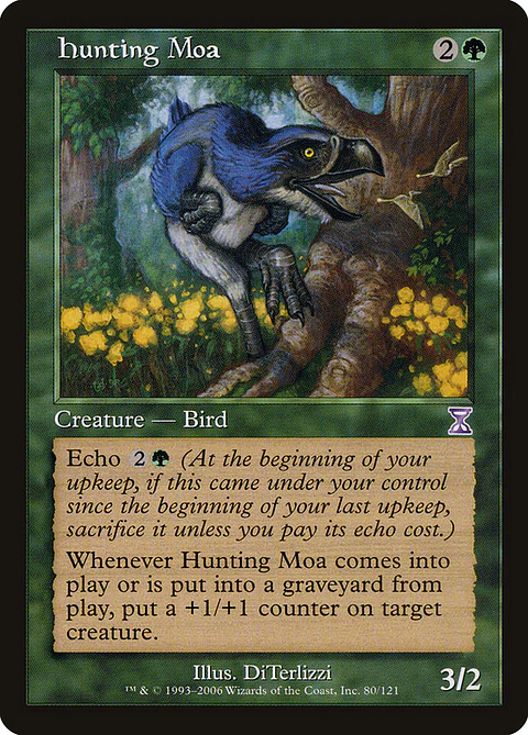 Hunting Moa (Retro Frame)