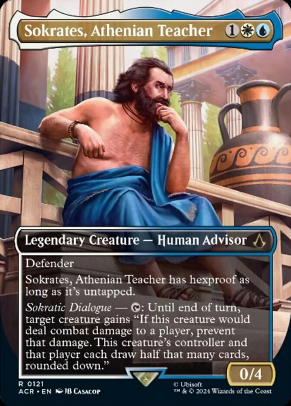 Sokrates, Athenian Teacher (Borderless) 1