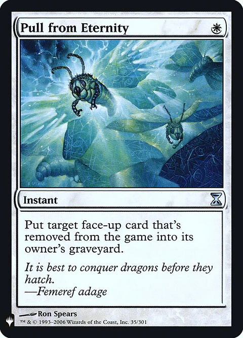 Pull from Eternity (The List)