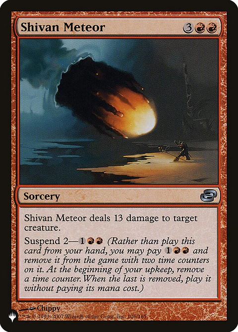 Shivan Meteor (The List)