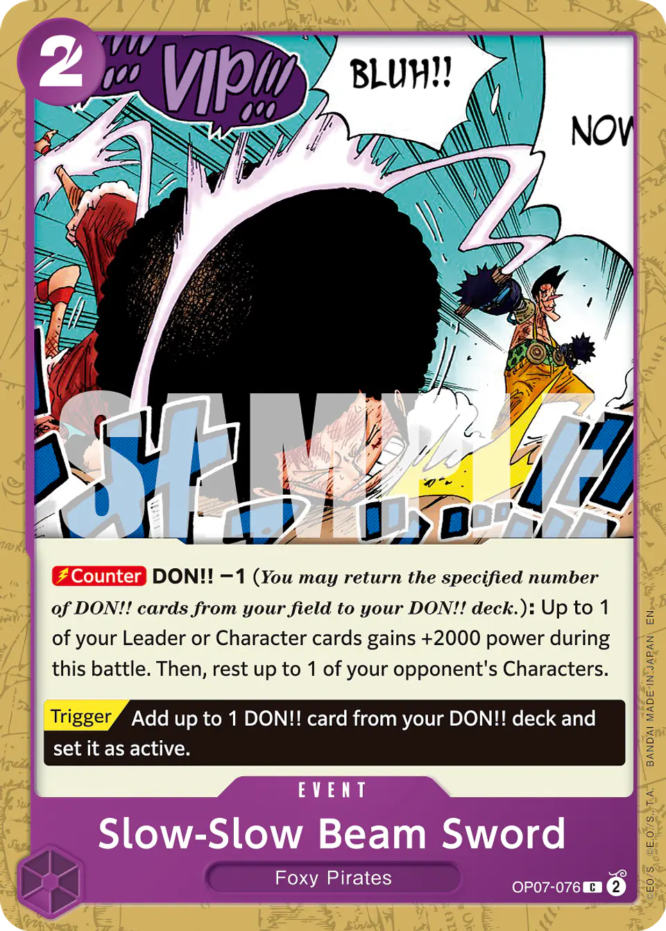 Slow-Slow Beam Sword (Reprint) 1