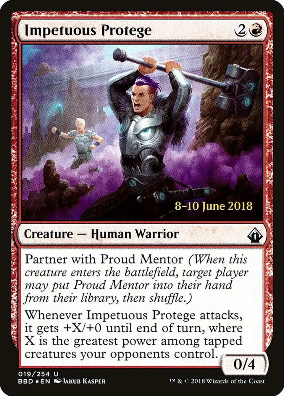 Impetuous Protege (Pre-release) 1