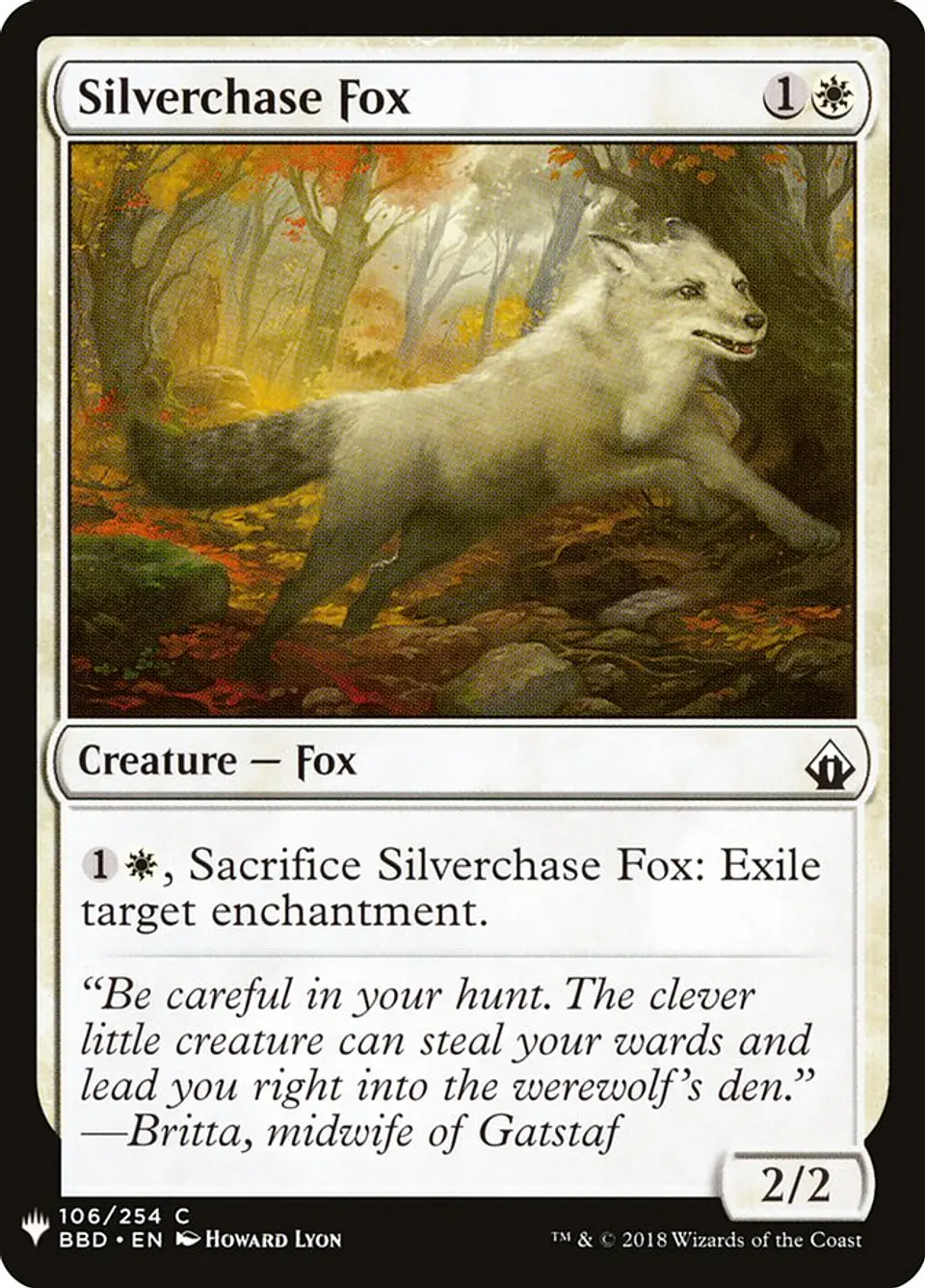 Silverchase Fox (The List) 1