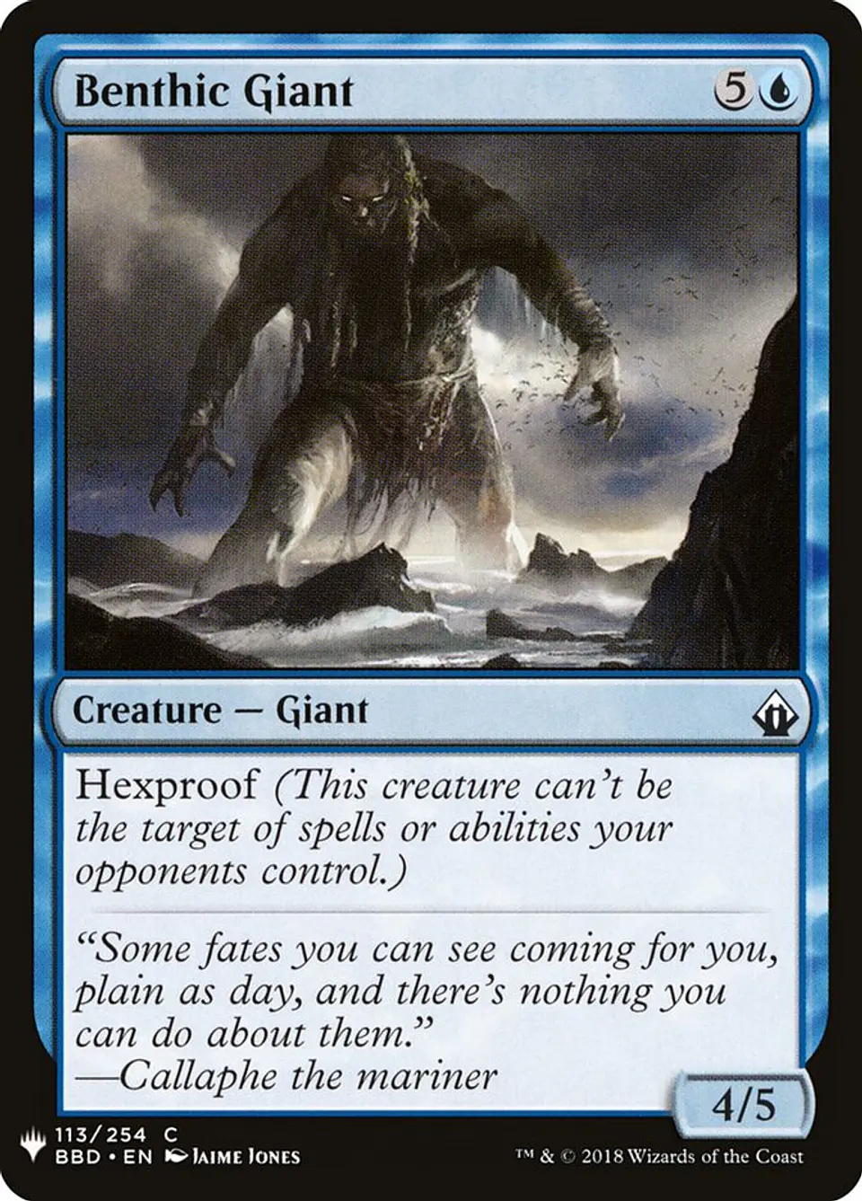 Benthic Giant (The List) 1