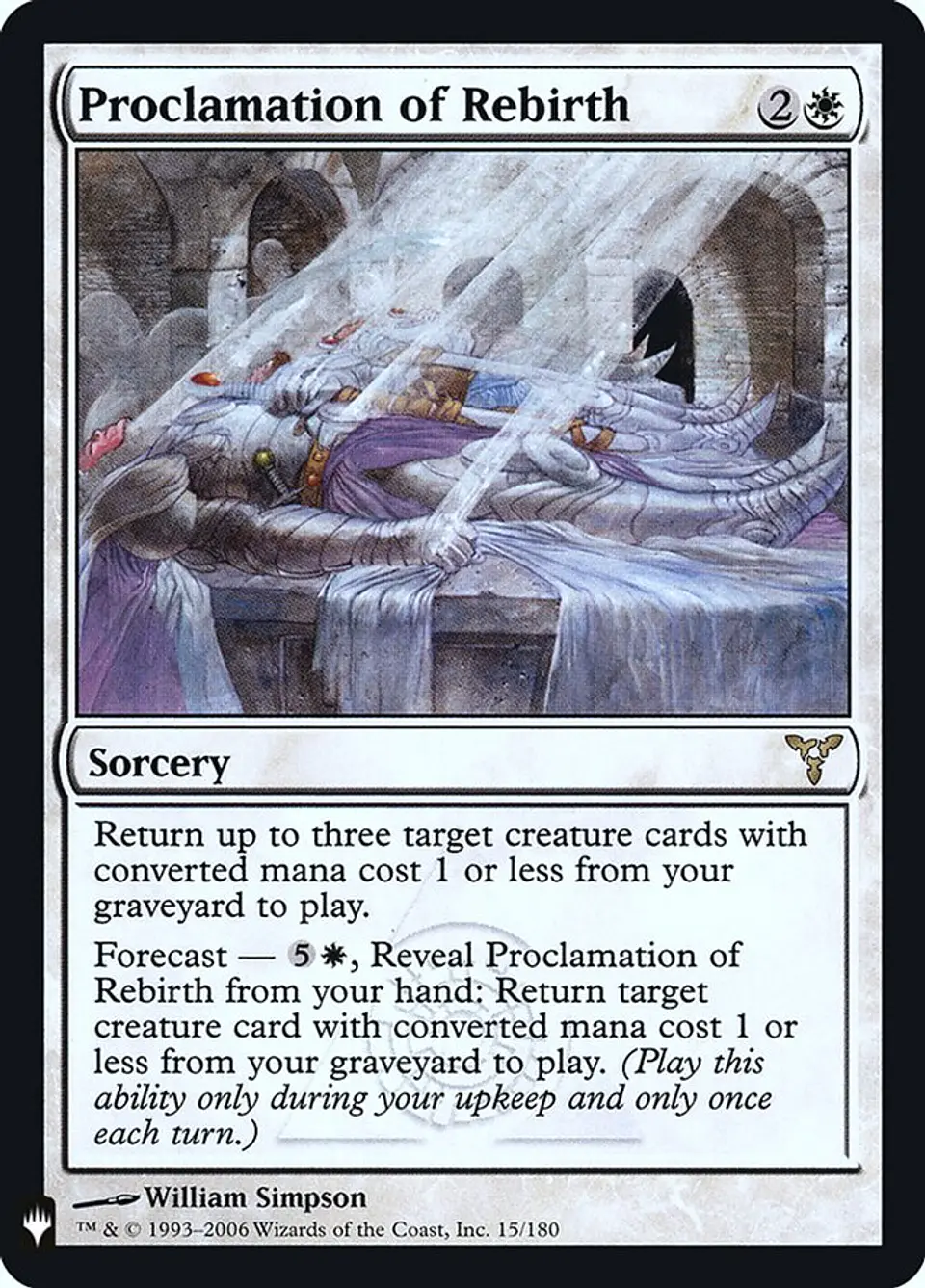 Proclamation of Rebirth (The List) 1