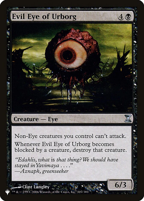 Evil Eye of Urborg (The List)