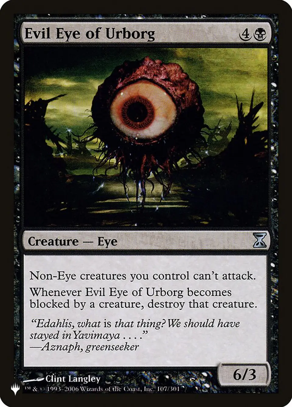Evil Eye of Urborg (The List) 1