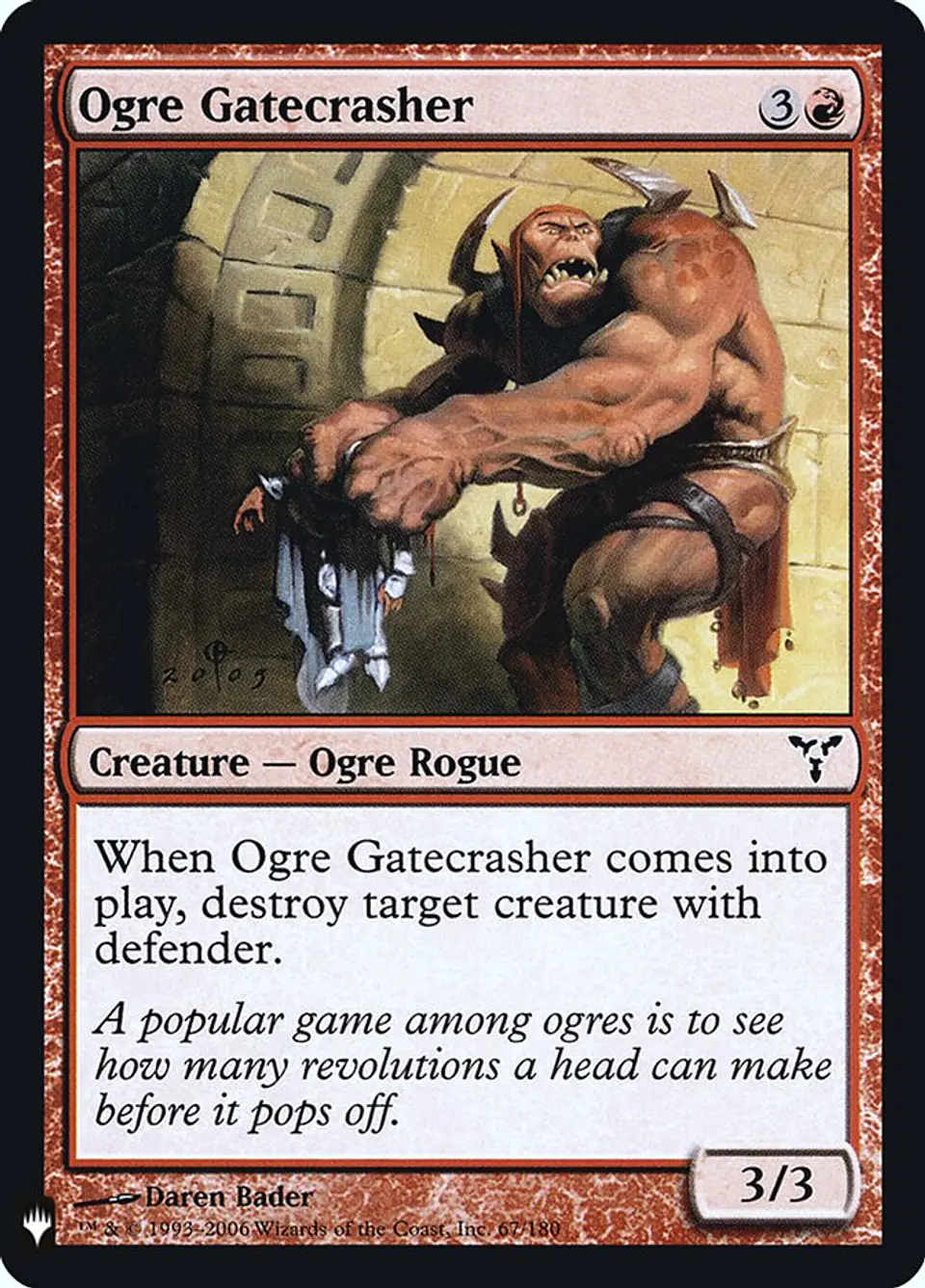 Ogre Gatecrasher (The List) 1