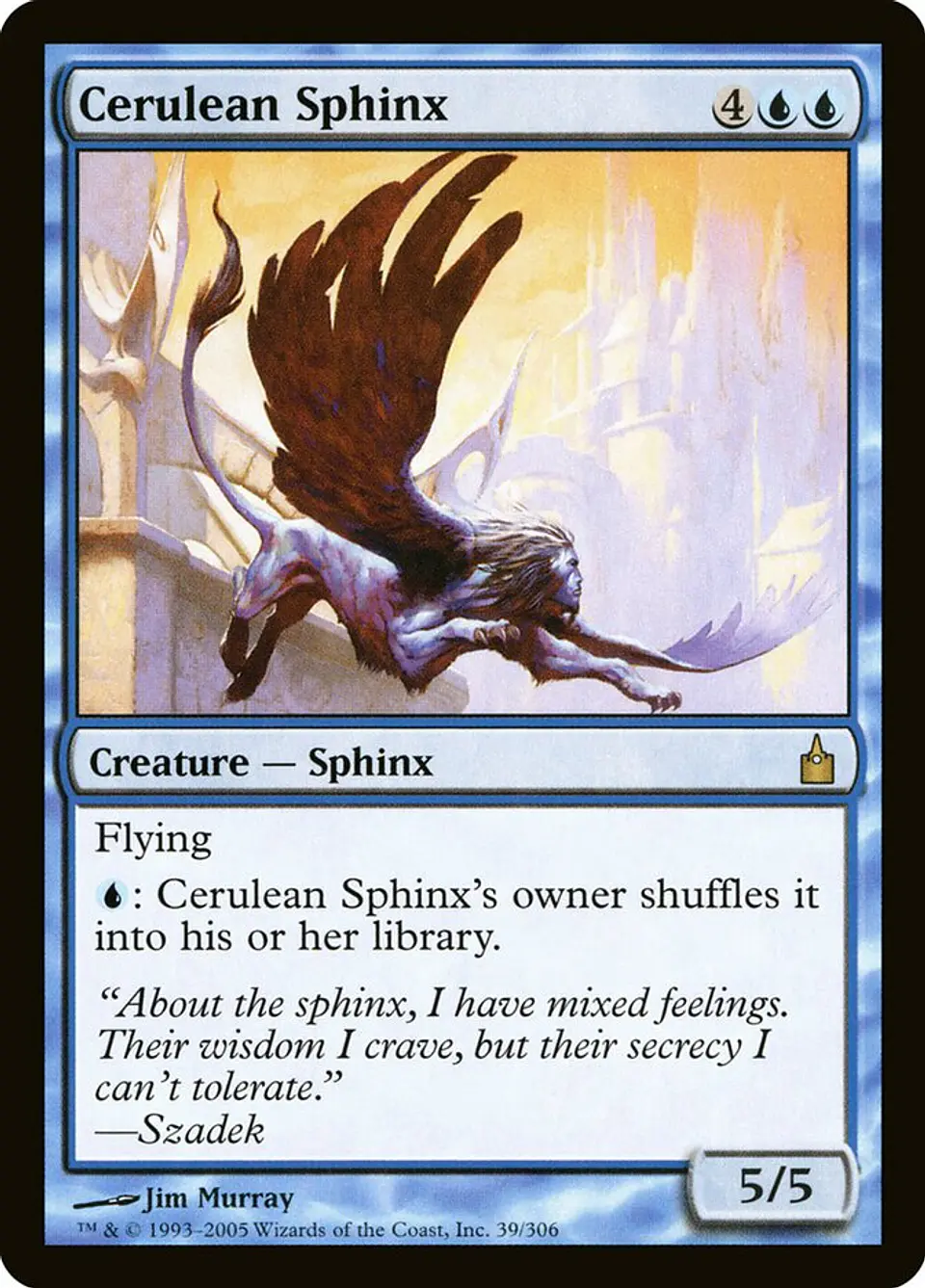 Cerulean Sphinx 1
